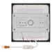 LED prisadené svietidlo, štvorec, čierne, 12,5W, CCT 8592920108949