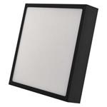 LED prisadené svietidlo, štvorec, čierne, 21W, CCT 8592920108901