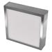 LED prisadené svietidlo, štvorec, strieborné, 12,5W, CCT 8592920109090