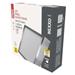 LED prisadené svietidlo, štvorec, strieborné, 12,5W, CCT 8592920109090