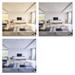 LED prisadené svietidlo, štvorec, strieborné, 12,5W, CCT 8592920109090