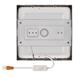 LED prisadené svietidlo, štvorec, strieborné, 12,5W, CCT 8592920109090