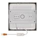 LED prisadené svietidlo, štvorec, strieborné, 12,5W, CCT 8592920109090