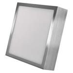 LED prisadené svietidlo, štvorec, strieborné, 12,5W, CCT 8592920109090