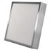 LED prisadené svietidlo, štvorec, strieborné, 21W, CCT 8592920109038