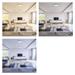 LED prisadené svietidlo, štvorec, strieborné, 21W, CCT 8592920109038