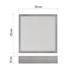 LED prisadené svietidlo, štvorec, strieborné, 21W, CCT 8592920109038