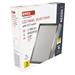LED prisadené svietidlo, štvorec, strieborné, 21W, CCT 8592920109038