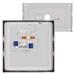 LED prisadené svietidlo, štvorec, strieborné, 21W, CCT 8592920109038