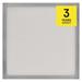 LED prisadené svietidlo, štvorec, strieborné, 21W, CCT 8592920109038