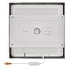 LED prisadené svietidlo, štvorec, strieborné, 21W, CCT 8592920109038