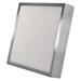 LED prisadené svietidlo, štvorec, strieborné, 21W, CCT 8592920109038