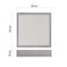 LED prisadené svietidlo, štvorec, strieborné, 21W, CCT 8592920109038