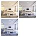 LED prisadené svietidlo, štvorec, strieborné, 21W, CCT 8592920109038