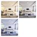 LED prisadené svietidlo, štvorec, strieborné, 21W, CCT 8592920109038