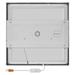 LED prisadené svietidlo, štvorec, strieborné, 28,5W, CCT 8592920108987