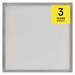 LED prisadené svietidlo, štvorec, strieborné, 28,5W, CCT 8592920108987