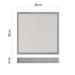 LED prisadené svietidlo, štvorec, strieborné, 28,5W, CCT 8592920108987