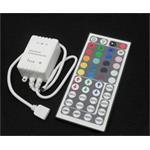 LED RGB ovládač wireless IR, 44 tl., 12V/72W max. CONTR-RGB-IR-44K
