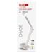 LED stolná lampa CHASE, biela 8592920113004