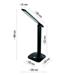 LED stolná lampa CHASE, čierna 8592920112984