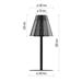 LED stolná lampa GRACE, dobíjacia 8592920137734