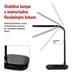 LED stolná lampa MOLLY, čierna 8592920137871