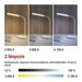 LED stolná lampa OSCAR, biela 8592920137833