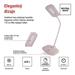 LED stolná lampa STELLA, ružová 8592920079904