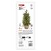 LED stromček, 50 cm, vonkajšia aj vnútorná, teplá biela, časovač 8592920147238