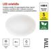 LED stropné svietidlo TIVI, A CLASS, okrúhle biele 19W, IP44, Neutrálna biela 8592920149249