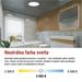 LED stropné svietidlo TIVI, A CLASS, okrúhle biele 8,6W, IP44, Neutrálna biela 8592920149218