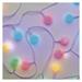 LED svetelná cherry reťaz – guličky 2,5cm, 4m, vonkajšia aj vnútorná, multicolor, časovač 8592920096185