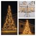LED svietiaci stromček, 180 cm, vonk. a vnút., teplá biela 8592920147351