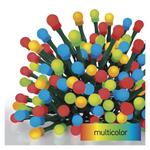 LED vianočná cherry reťaz – guličky, 30 m, vonk. aj vnútor., multicolor, programy, časovač 8592920146507