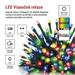 LED vianočná reťaz, 12 m, vonkajšia aj vnútorná, multicolor, programy, časovač 8592920146262
