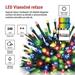 LED vianočná reťaz, 24 m, vonkajšia aj vnútorná, multicolor, programy, časovač 8592920146422
