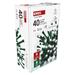 LED vianočná reťaz, 4 m, vonkajšia aj vnútorná, studená biela, programy, časovač 8592920146545