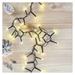 LED vianočná reťaz – ježko, 12 m, vonkajšia aj vnútorná, teplá biela, časovač 8592920095546