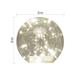 LED vianočná sklenená guľa - zlatá, 15 cm, 3x AA, vnútorná, teplá biela, časovač 8592920148174