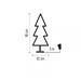LED vianočný 3D stromček, 90 cm, vnútorný, studená biela, časovač 8592920093870