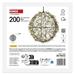 LED vianočný guľa - 200 LED, vonkajšia aj vnútorná, teplá biela 8592920147399