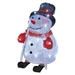 LED vianočný snehuliak, 28 cm, vonkajší aj vnútorný, studená biela, časovač 8592920093917