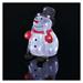 LED vianočný snehuliak, 28 cm, vonkajší aj vnútorný, studená biela, časovač 8592920093917
