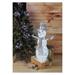 LED vianočný snehuliak ratanový, 82 cm, vnútorný, studená biela, časovač 8592920122112