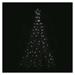 LED vianočný strom kovový, 180 cm, vonkajší aj vnútorný, studená biela, časovač 8592920093887