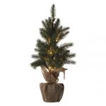 LED vianočný stromček, 52 cm, 3x AA, vnútorný, teplá biela, časovač 8592920093443