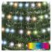 LED vianočný stromček so svetelnou reťazou a hviezdou, 1,5 m, vnút., ovládač, časovač, RGB 8592920100264