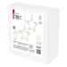 LED vianočný záves – 7 hviezd, 67x125 cm, vonkajší aj vnútorný, teplá biela 8592920121948