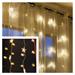 LED vianočný záves – hviezdy, 120x90 cm, vnútorný, teplá biela, časovač 8592920093481
